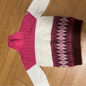 Beautiful wool blend  girls sweater size 12.